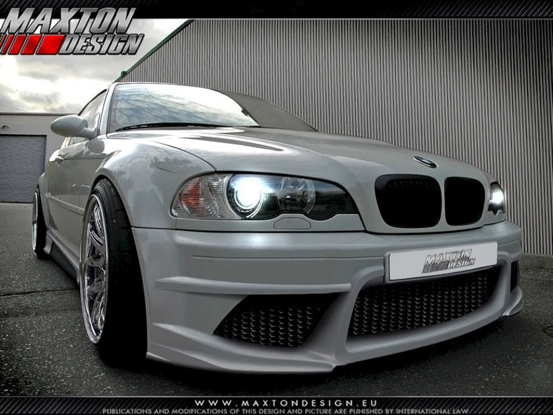 Maxton Design - FRONT BUMPER BMW 3 E46 - 4 DOOR SALOON < GENERATION V >