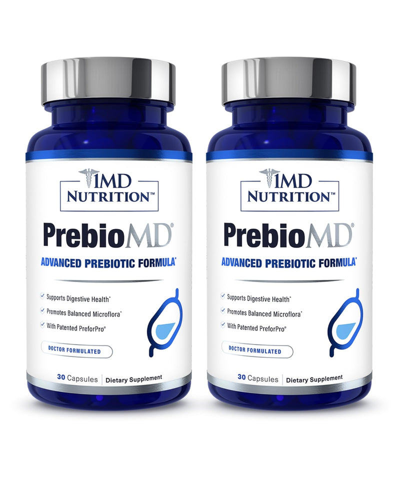 1MD Nutrition PreBioMD — Prebiotic with PreforPro | Healthy Digestion & Beneficial Bacteria