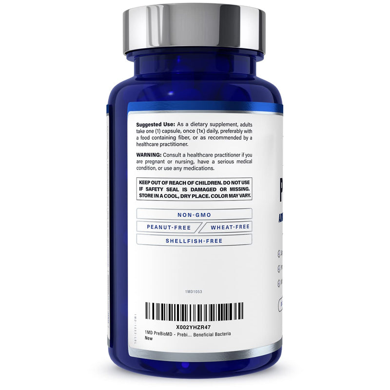 1MD Nutrition PreBioMD — Prebiotic with PreforPro | Healthy Digestion & Beneficial Bacteria