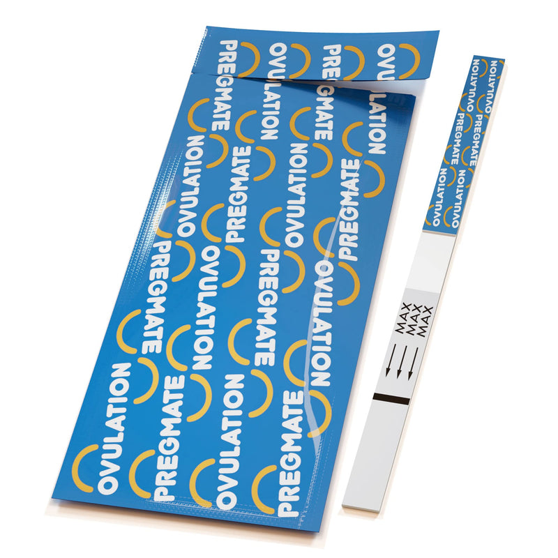 Pregmate 100 Ovulation Test Strips – Numerical LH Result (100 Count)