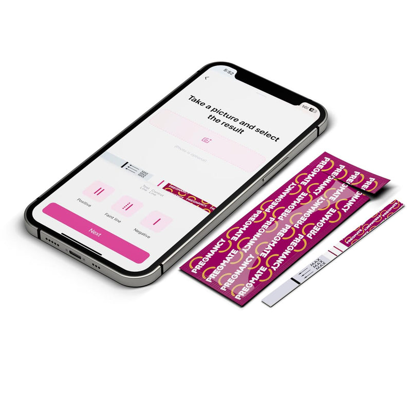Pregmate 25 Pregnancy Test Strips (25 Count) - Accurate & Sensitive 25 miu/ml
