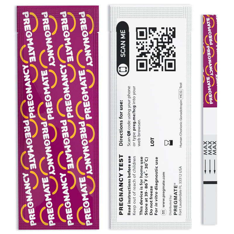 Pregmate 50 Ovulation & 20 Pregnancy Test Strips Predictor Kit