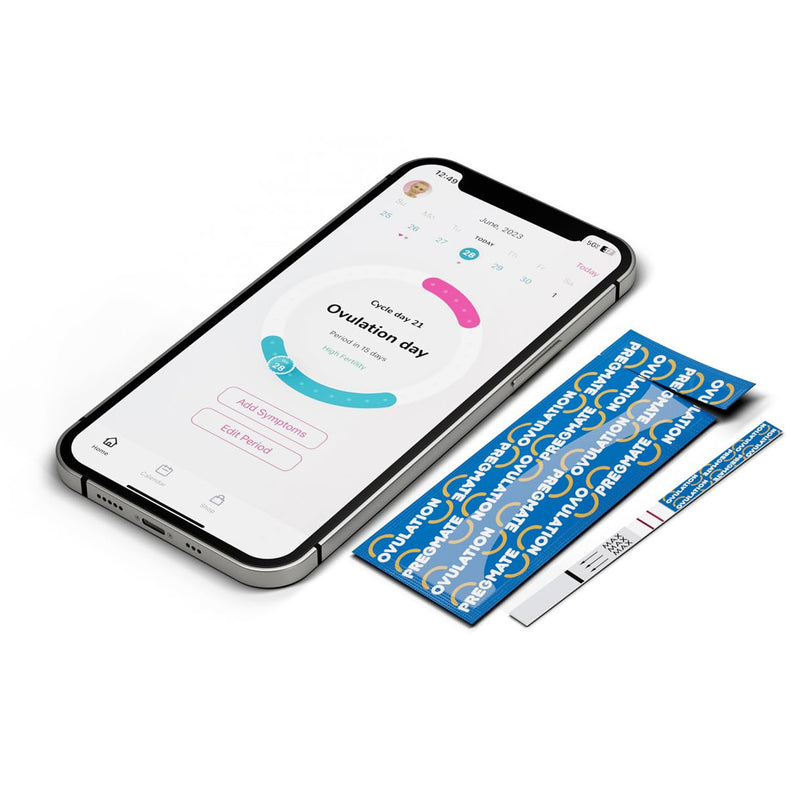 Pregmate Ovulation Test Strips (25 Count) – Accurate LH Surge Detection