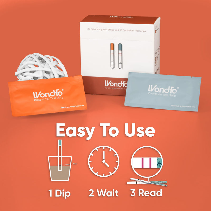 Pregnancy & Ovulation Test Strips Combo Pack | At-Home Fertility Testing