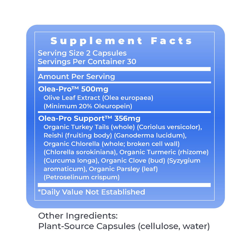 Premier Olive Leaf Immune – Olive Leaf Extract Capsules | Immune & Heart Health Support (60 Vegetarian Capsules)
