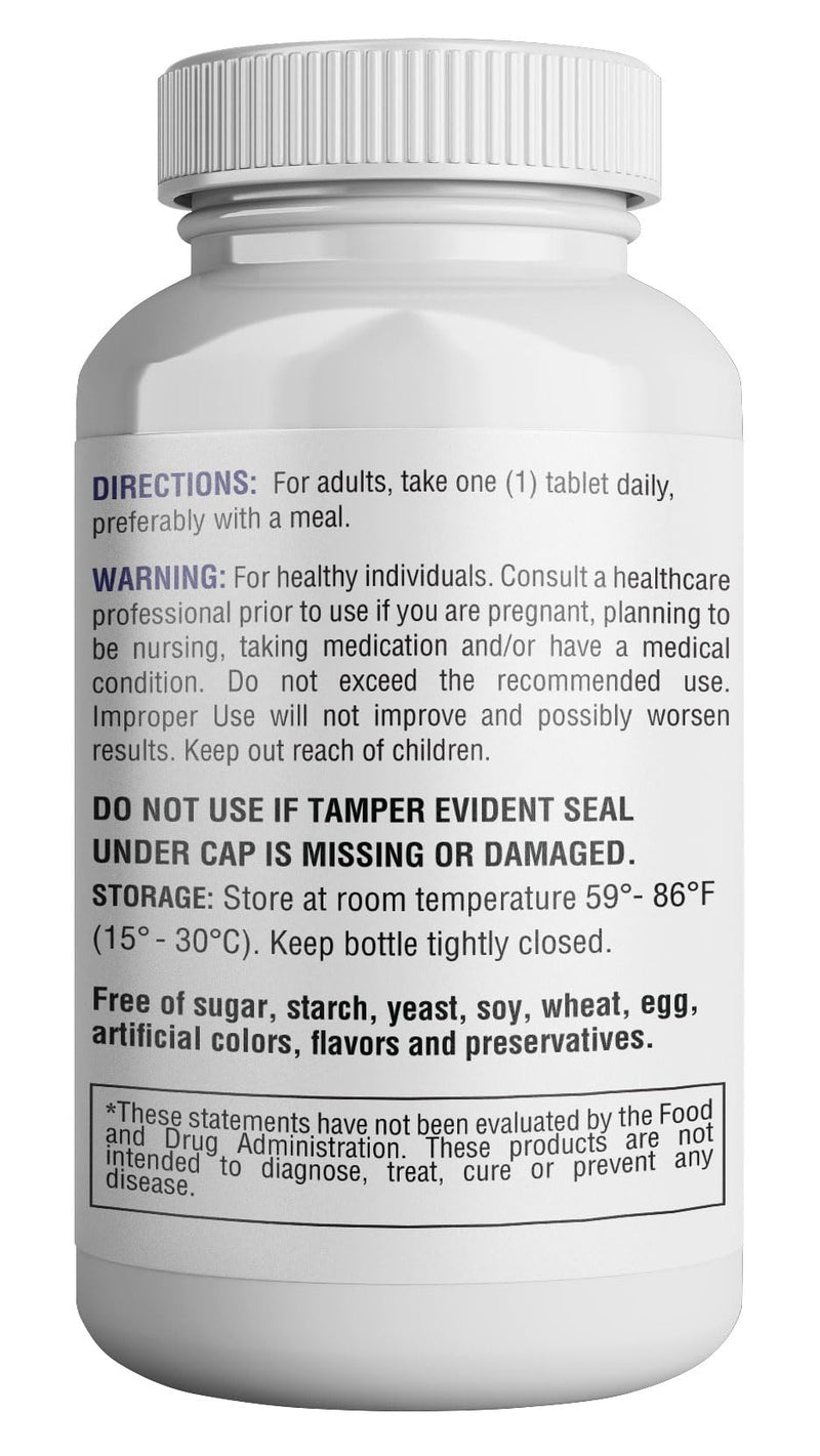 365 Health Magnesium Glycinate 500mg – 120 Vegetarian Tablets | Non-GMO, Gluten Free