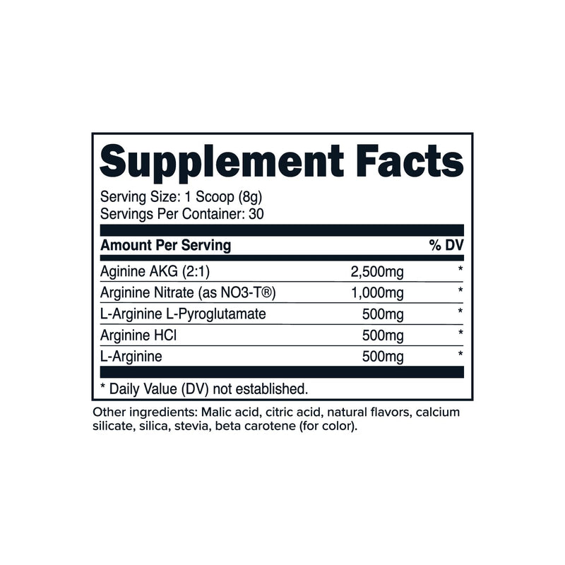 PrimaForce L-Arginine Complex Powder Peach Mango | 30 Servings | Premium Pre-Workout