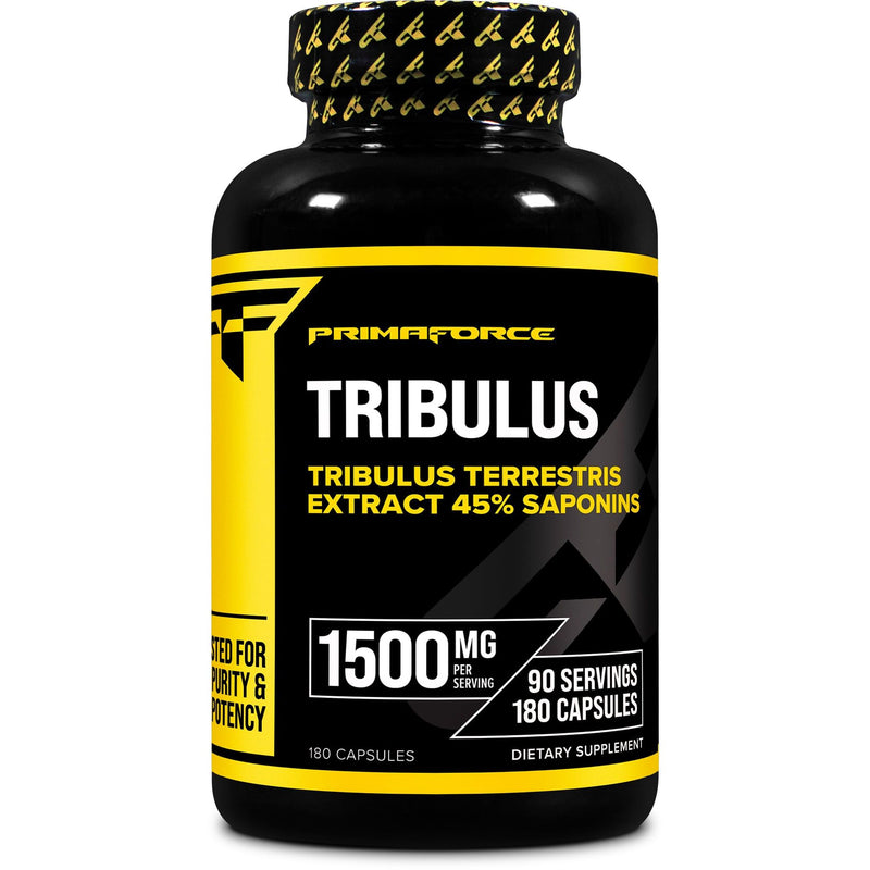 PrimaForce Tribulus Terrestris Extract Capsules - 180 Count, 1,500 mg/Serving