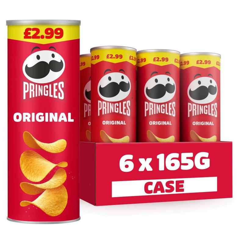 Pringles Original PMP 165g (Case of 6)