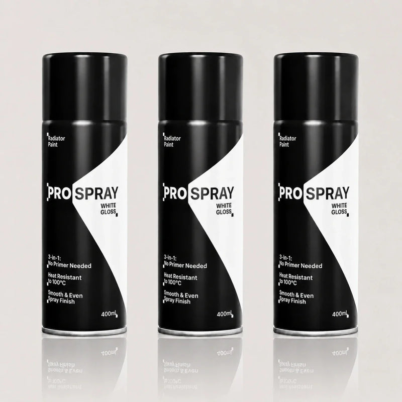Pro-Spray Radiator Paint | 3-in-1 Heat Resistant Spray
