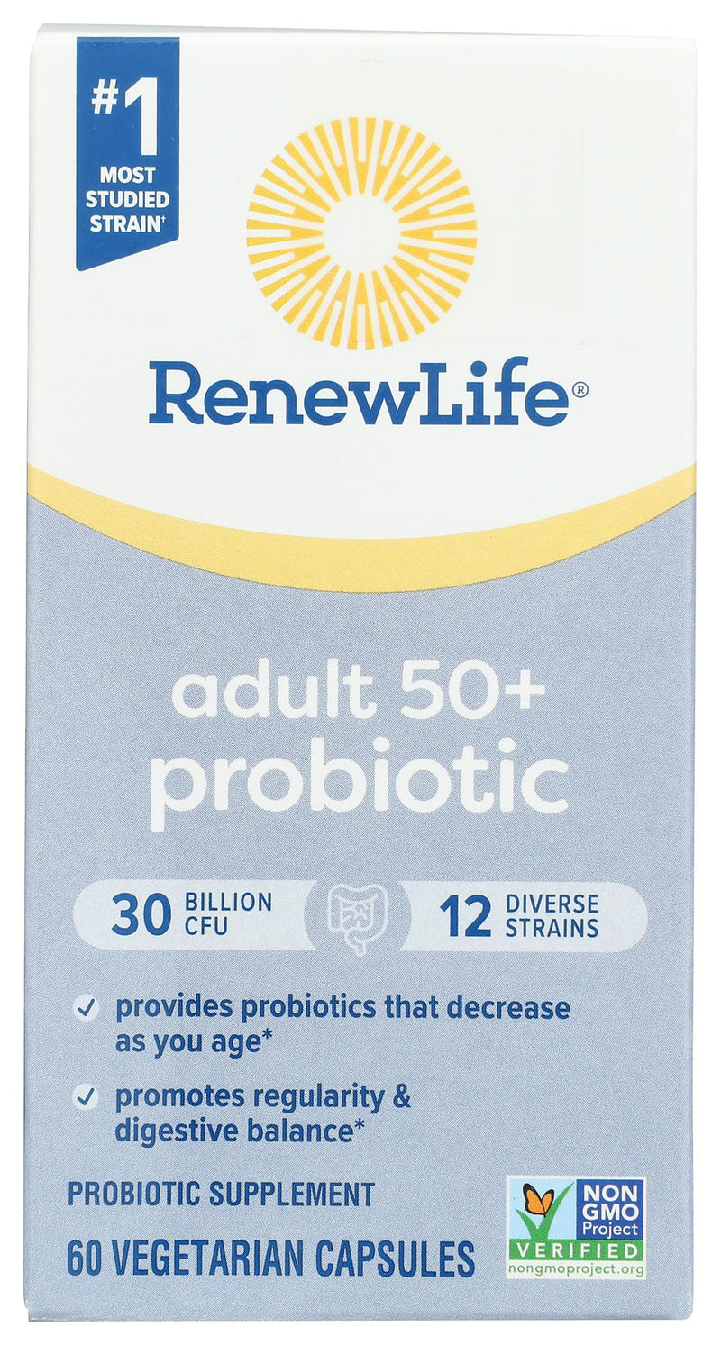 PROBIOTIC 30B UF | Renew Life Ultimate Flora 50+ Probiotic, 60 Ct