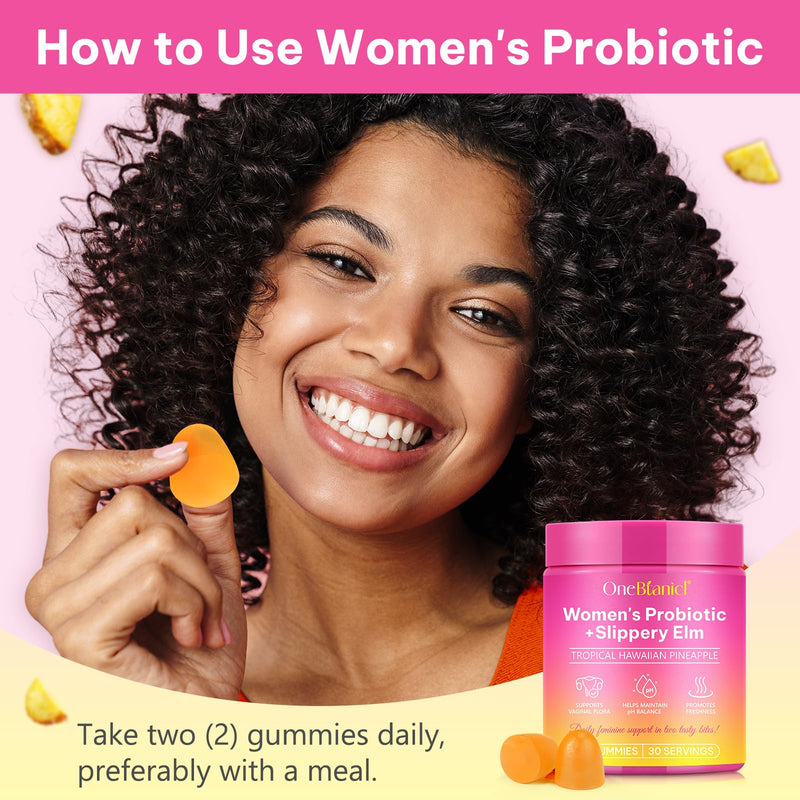 Beyxdu Probiotics for Women Gummies – Feminine Balance, Vaginal Health, Prebiotics & Lactobacillus – 60 Gummies