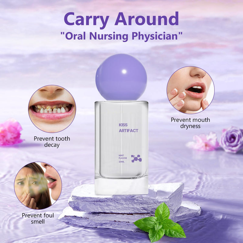 2pcs Probiotic Oral Spray - Alcohol-Free Breath Care (20ml) - Travel-Size