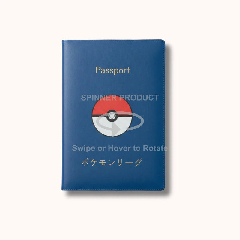 Pokémon Blue Passport Cover