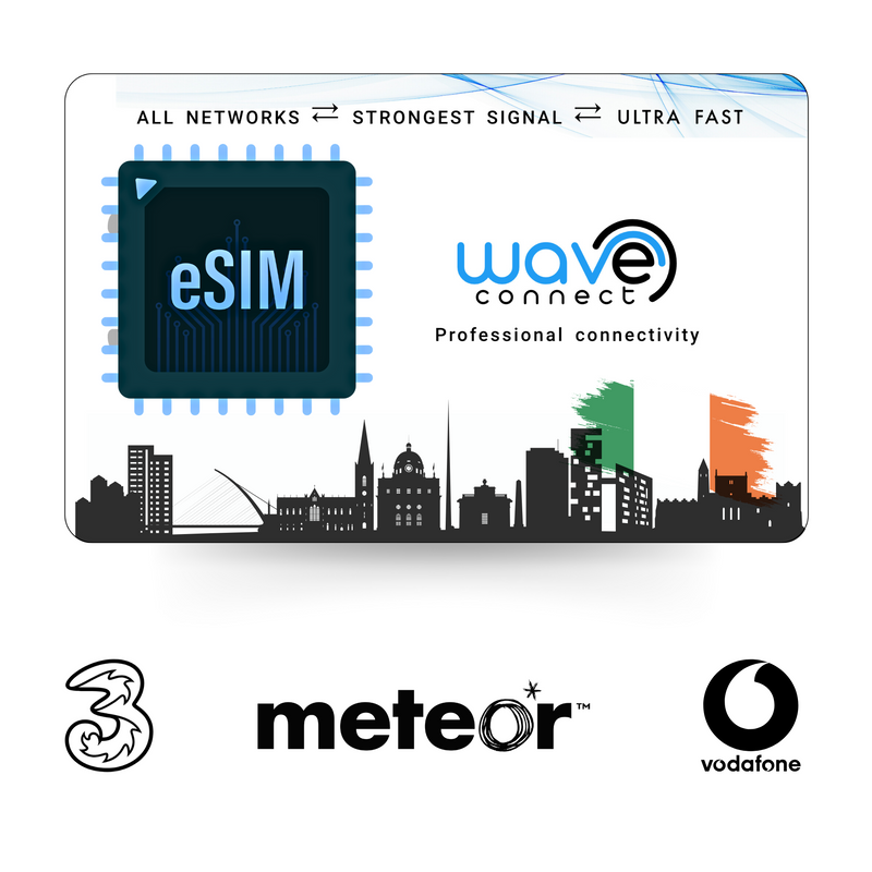 Ireland Triple Network eSIM 12 GB / 12 Months