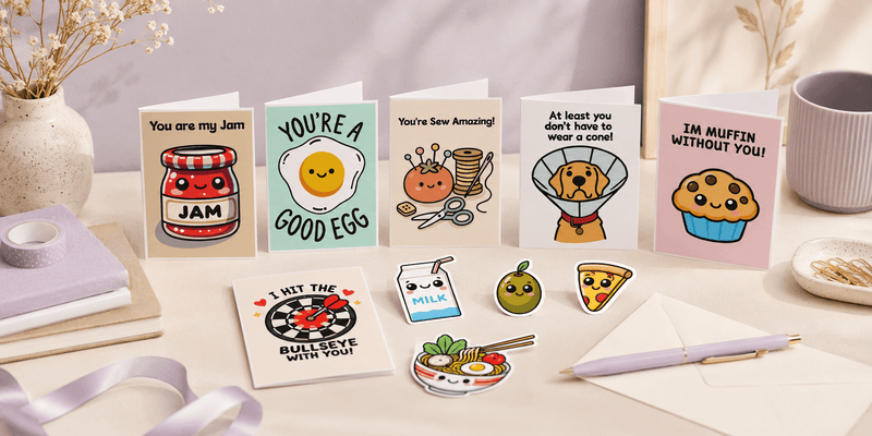 I’m Soy Into You Card – Cute Gyoza & Soy Sauce Love Pun