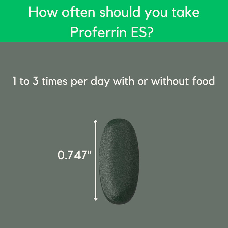 Proferrin ES — 10.5 mg Heme Iron Polypeptide, USA Made, 90 Tablets, Easy on the Gut