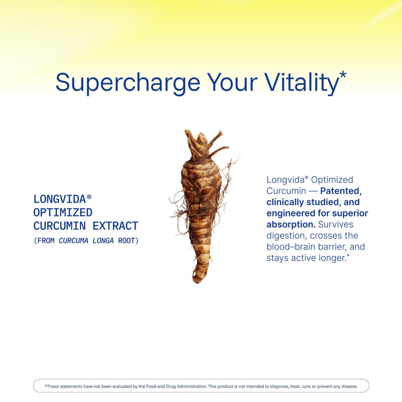 ProHealth Turmeric Curcumin – 285x More Bioavailable, 1000 mg Longvida