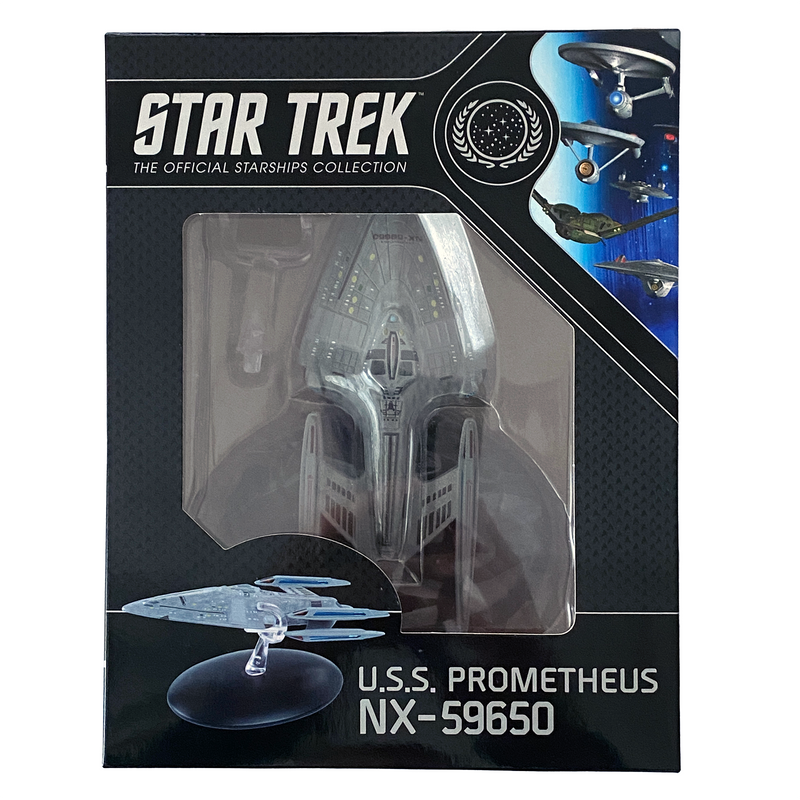 #19 U.S.S Prometheus NX-59650 Starship Model Diecast Ship Wave 3 2021 Window Boxed STFEN001 (Eaglemoss / Star Trek)