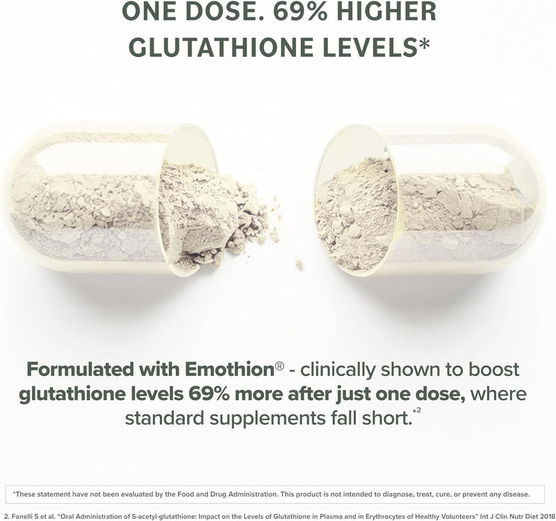 Prominent Nutrition S-Acetyl L-Glutathione Supplement - Liver Detox & Antioxidant Support | Vegan 2-Pack