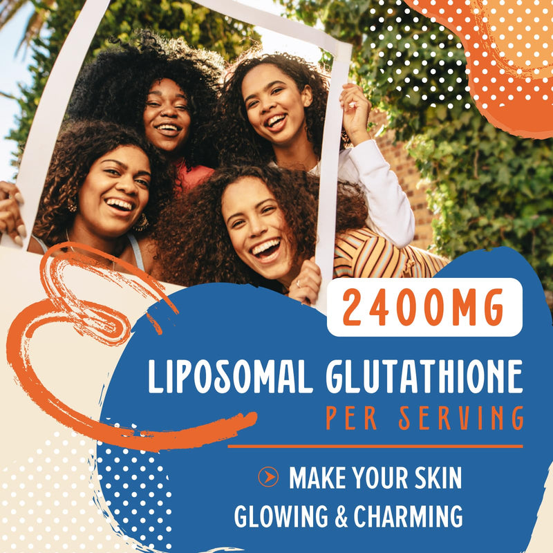 Prunucis 2400MG Liposomal Glutathione with Vitamin C, Milk Thistle & Alpha-Lipoic Acid — 180 Softgels