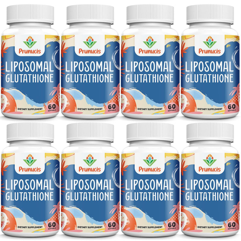 Prunucis 2400MG Liposomal Glutathione — Vitamin C, Milk Thistle, Alpha-Lipoic Acid, 480 Softgels