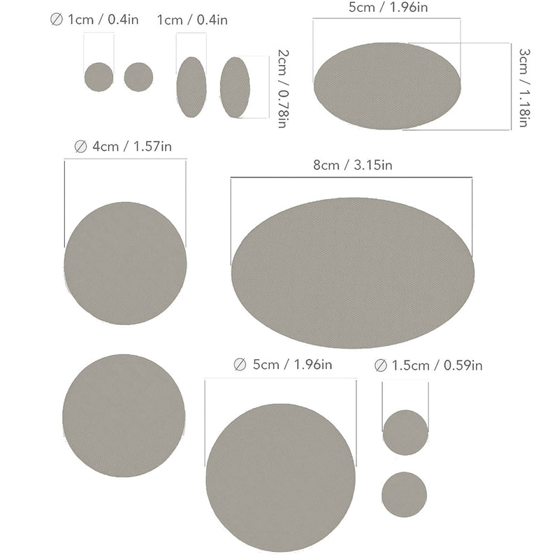 Repair Patches (30+ Colours) for Puffer Jackets, Tents, Upholstery - Stick On, Waterproof, Tear-Cold-Heat-Resistant