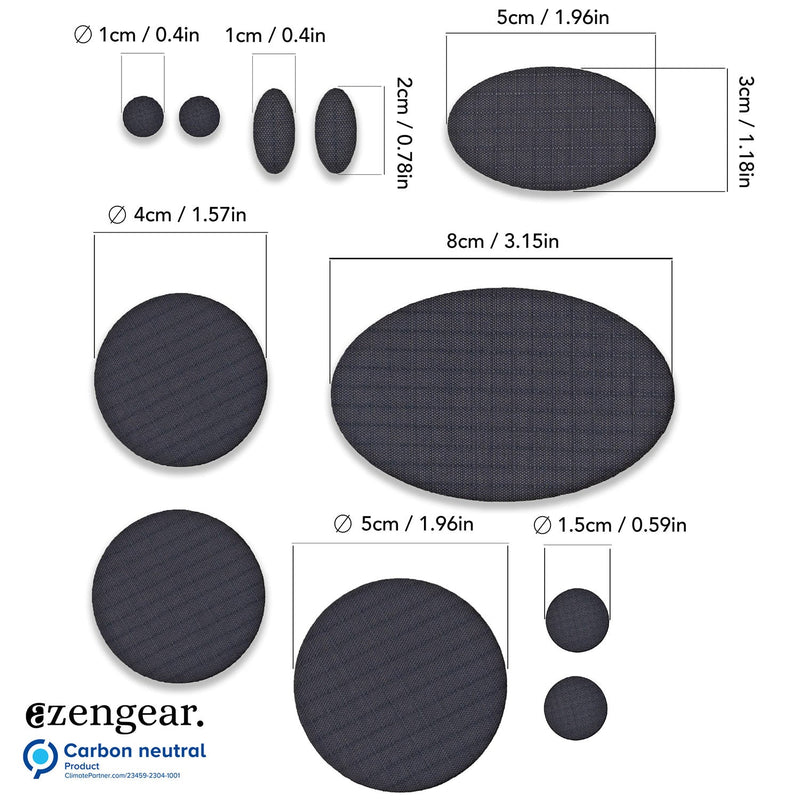 Repair Patches (30+ Colours) for Puffer Jackets, Tents, Upholstery - Stick On, Waterproof, Tear-Cold-Heat-Resistant