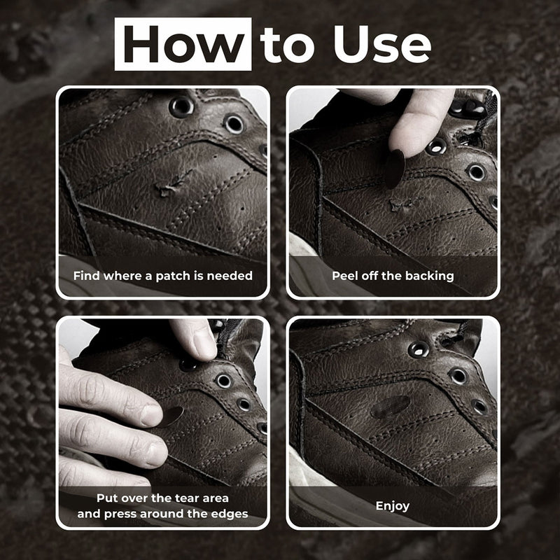 Repair Patches (30+ Colours) for Puffer Jackets, Tents, Upholstery - Stick On, Waterproof, Tear-Cold-Heat-Resistant