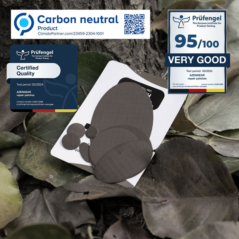 Repair Patches (30+ Colours) for Puffer Jackets, Tents, Upholstery - Stick On, Waterproof, Tear-Cold-Heat-Resistant