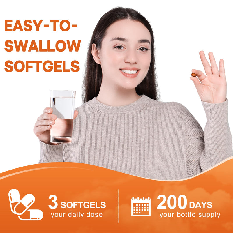 BEWORD Pumpkin Seed Oil with Saw Palmetto – 3000mg per Serving, 600 Softgels