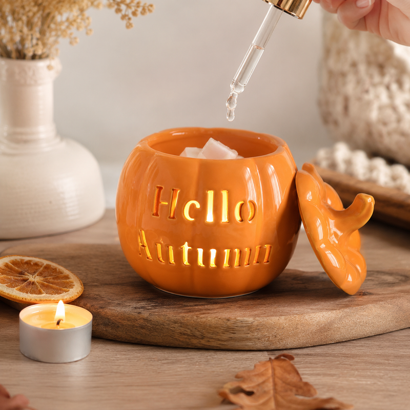 Hello Autumn Pumpkin Oil and Wax Burner