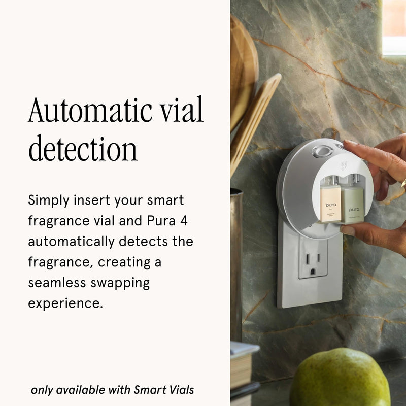 Pura 4 Smart Fragrance Diffuser Starter Set - Maui Mango & Island Blend Refills