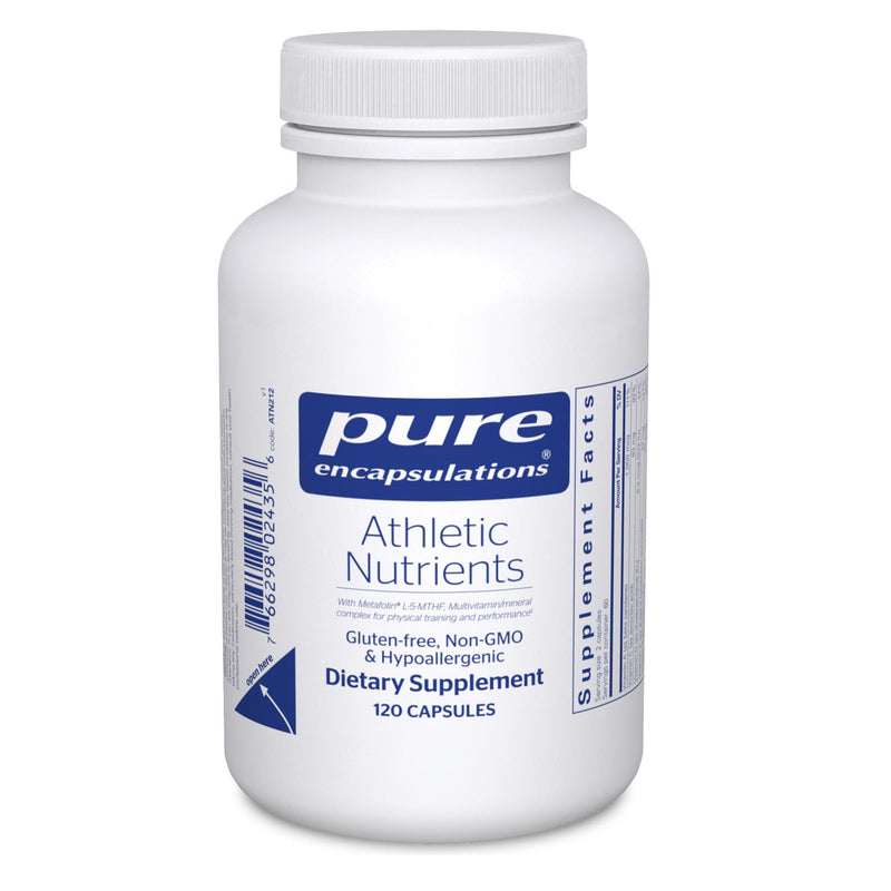 Pure Encapsulations Athletic Nutrients | Multivitamin & Mineral Complex for Exercise Performance | 120 Capsules