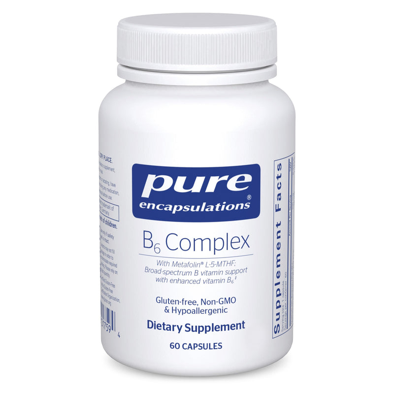 Pure Encapsulations B6 Complex — Brain & Nervous System Support (60 Capsules)