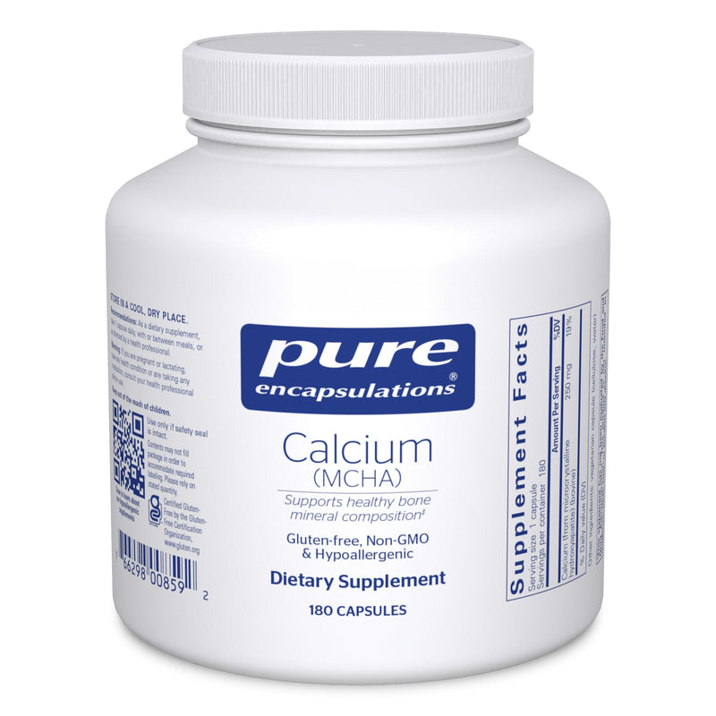 Pure Encapsulations Calcium MCHA | Hypoallergenic Calcium for Bone Health | 180 Capsules