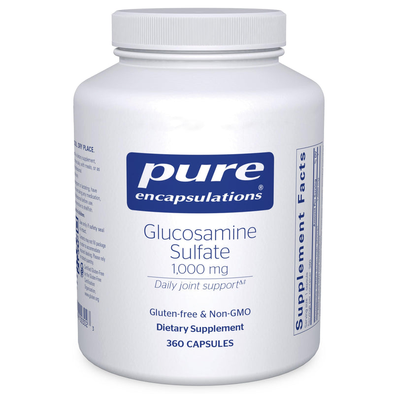 Pure Encapsulations Glucosamine Sulfate 1,000 mg | Joint Support, Cartilage Health & Connective Tissue | 360 Capsules