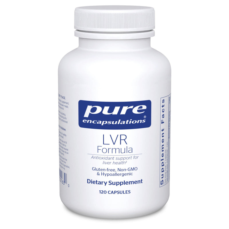 Pure Encapsulations LVR Formula | Hypoallergenic Liver Health & Antioxidant Support | 120 Capsules