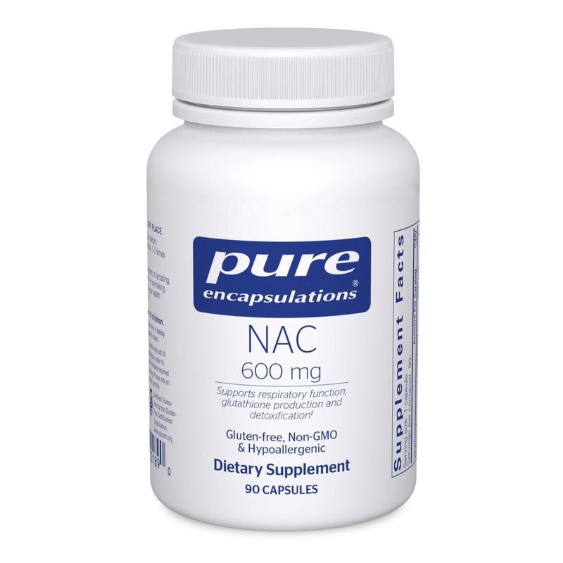 Pure Encapsulations NAC 600 mg | N-Acetyl Cysteine for Lung Health, Immune & Liver Support | 90 Capsules