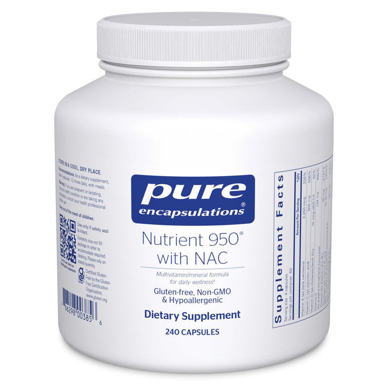 Pure Encapsulations Nutrient 950 with NAC | Immune Support & Daily Wellness | 240 Capsules