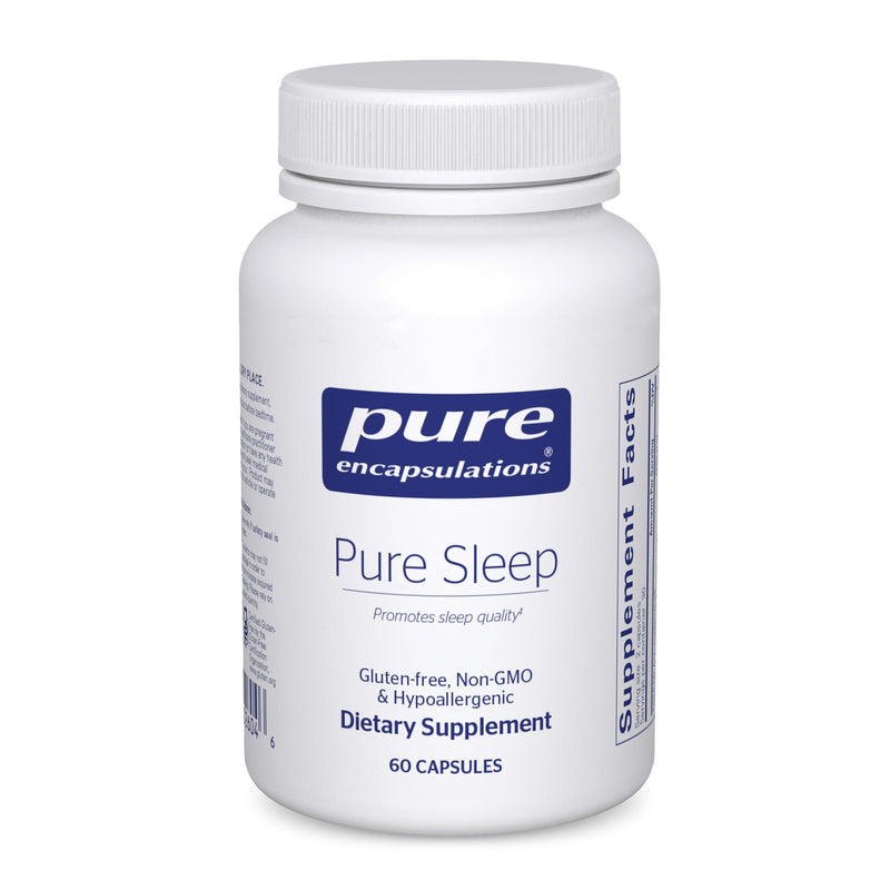 Pure Encapsulations Pure Sleep – Melatonin-Free Calming Sleep Support with Ashwagandha, Saffron & Valerian