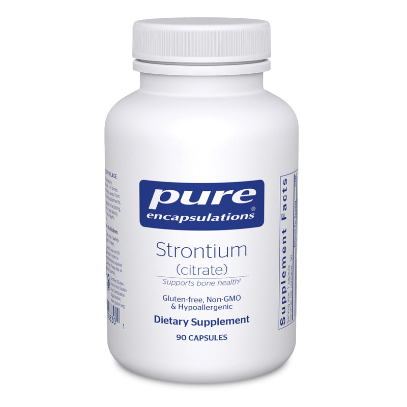 Pure Encapsulations Strontium (Citrate) | Hypoallergenic Dietary Supplement to Support Healthy Bones* | 90 Capsules