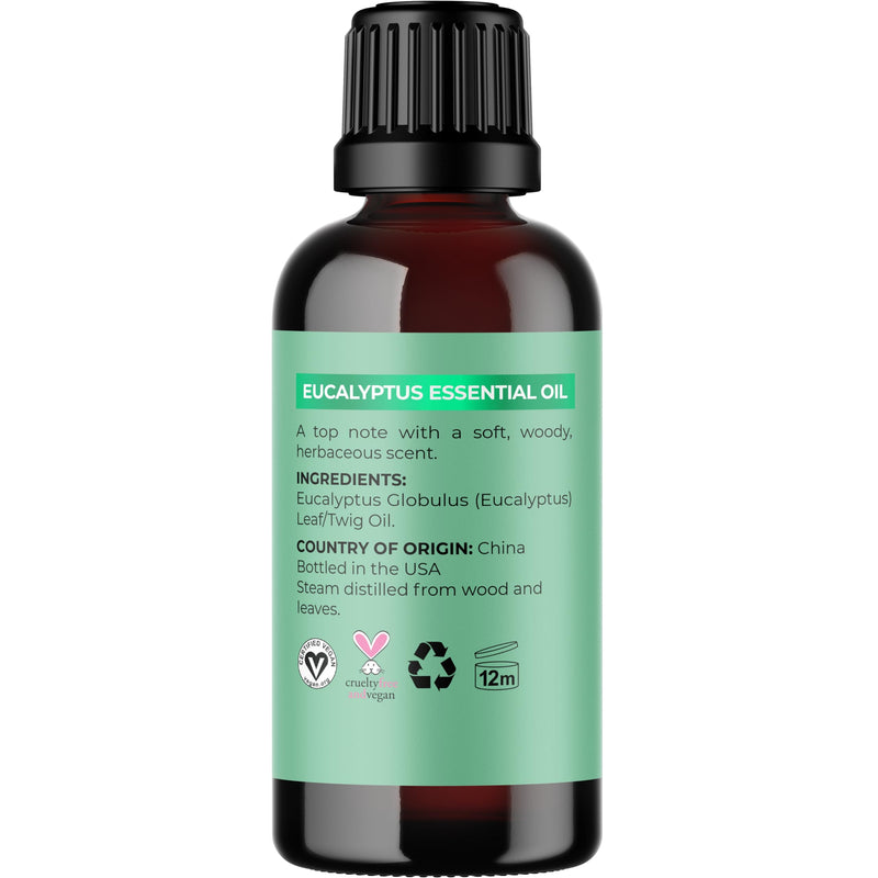Pure Eucalyptus Essential Oil for Diffusers | Undiluted Eucalyptus Aromatherapy