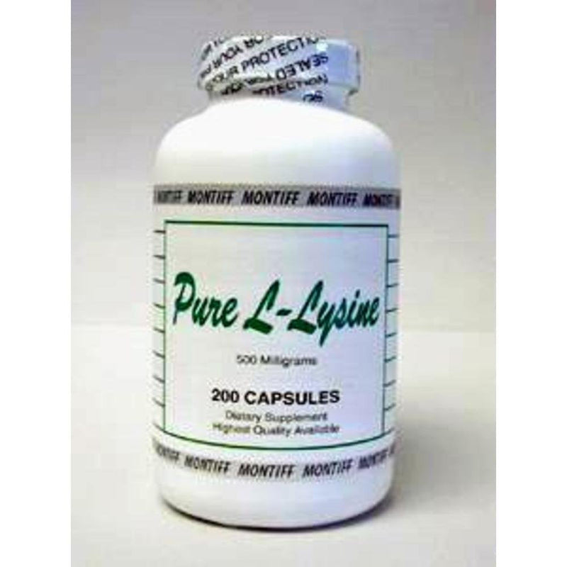 Pure L Lysine 500 mg - 200 Caps | L-Lysine Supplement