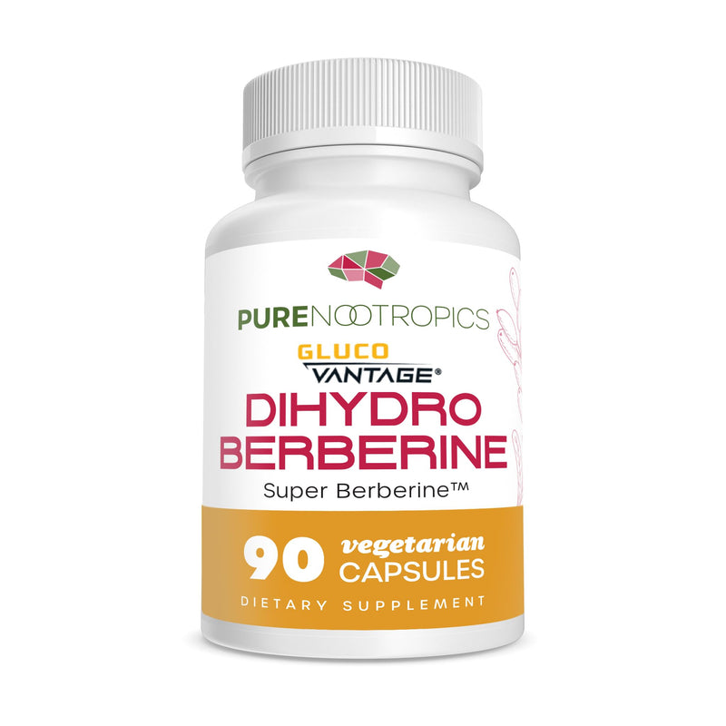 Pure Nootropics: Dihydroberberine (GlucoVantage) 100 mg – 90 Capsules | Super Berberine