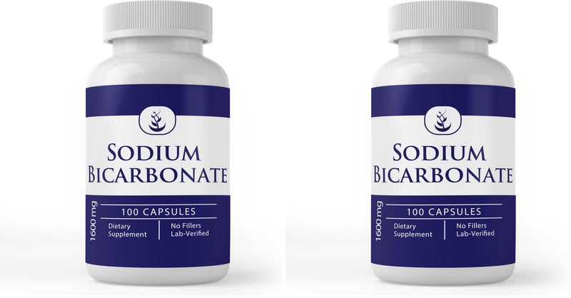 Pure Original Ingredients Sodium Bicarbonate (100 Capsules) Always Pure (Pack of 2) | 50 Day Supply
