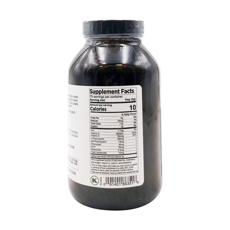 Pure Planet 100% Pure Spirulina Powder, 8 OZ