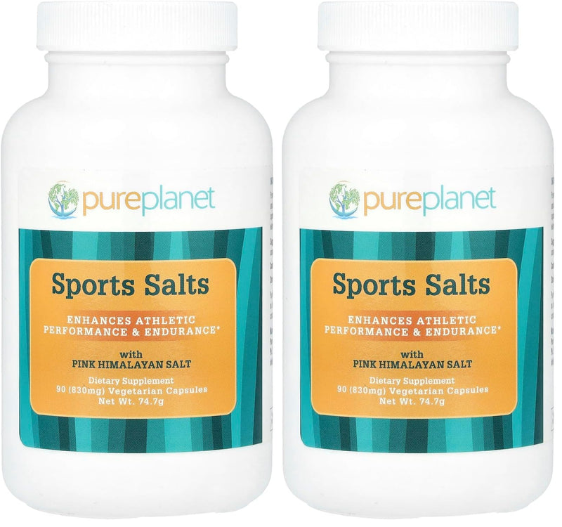PURE PLANET Sports Salts – 90 Vegetarian Capsules (Pack of 2)