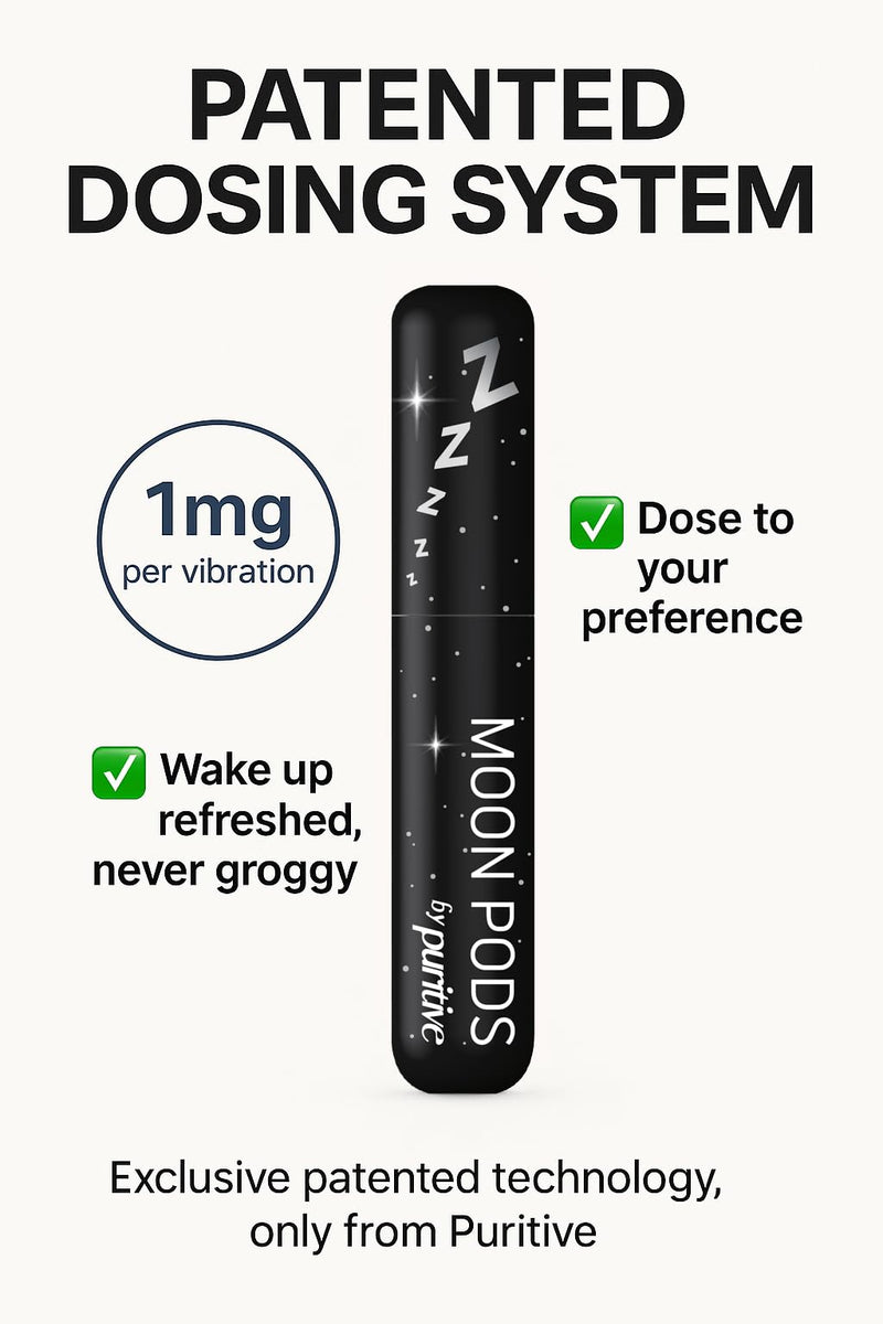 Puritive Melatonin Diffuser for Sleep Support – Natural Sleep Aid & Stress Relief