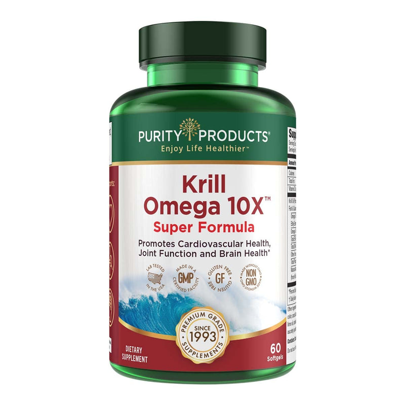 Purity Krill Omega-3 10x EPA & DHA | Premium Krill Oil + Astaxanthin